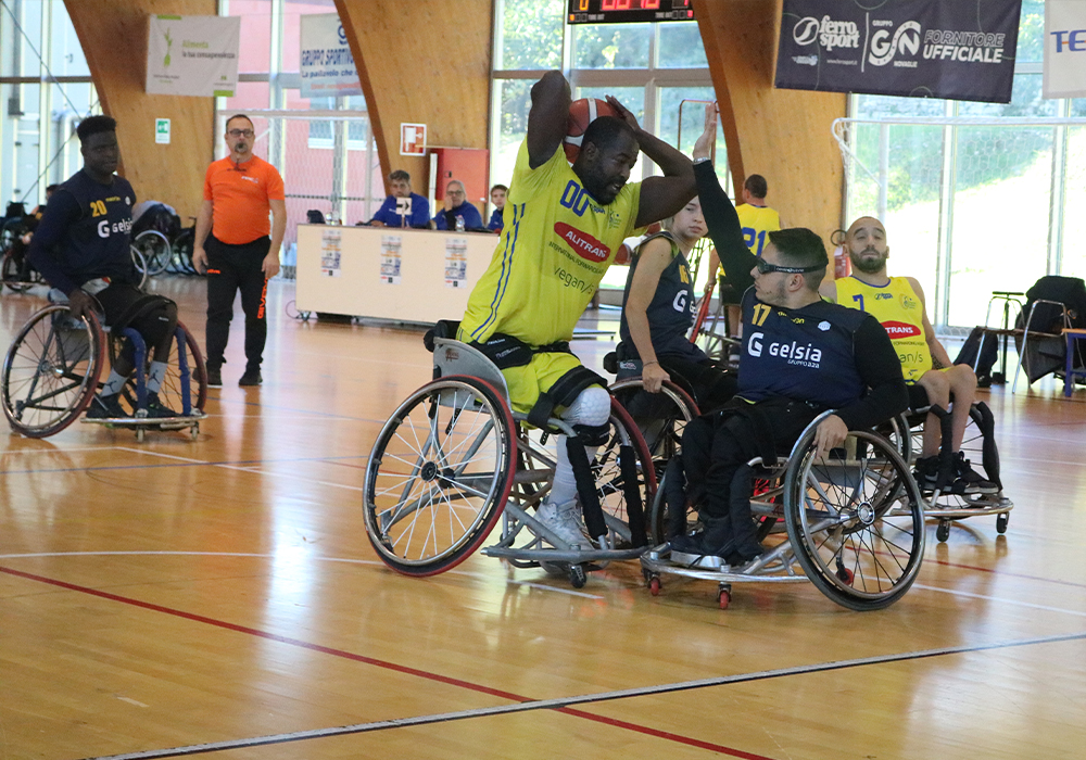 basket in carrozzina