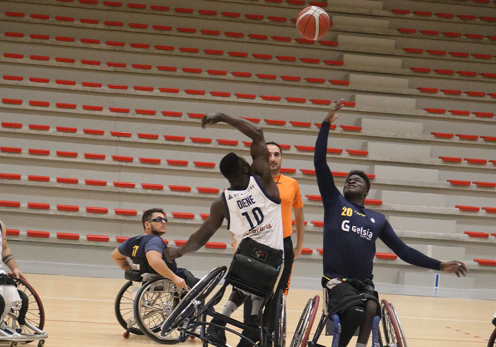 basket in carrozzina